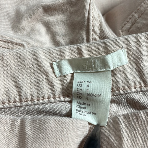 H&M size 4 jeggings light pink - Picture 2 of 2